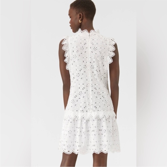 Rebecca Taylor Sleeveless Mina Eyelit Dress - Picture 5 of 15